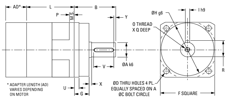湯姆森 Thomson 減速機 VT018-004-0-RM180-121，VT018-004-0-RM180-114